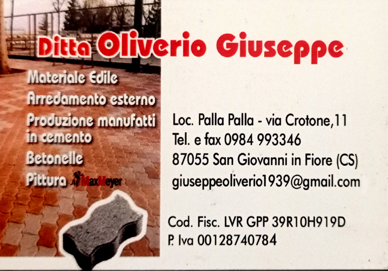 Ditta Oliverio Giuseppe